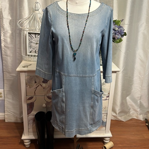 Adriano Goldschmidt Denim Dress - Picture 3 of 7